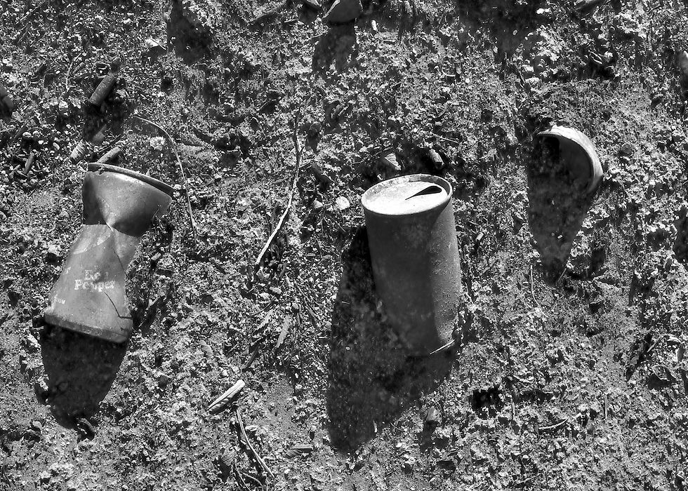 Cans, Mono Basin Fire, CA 2016