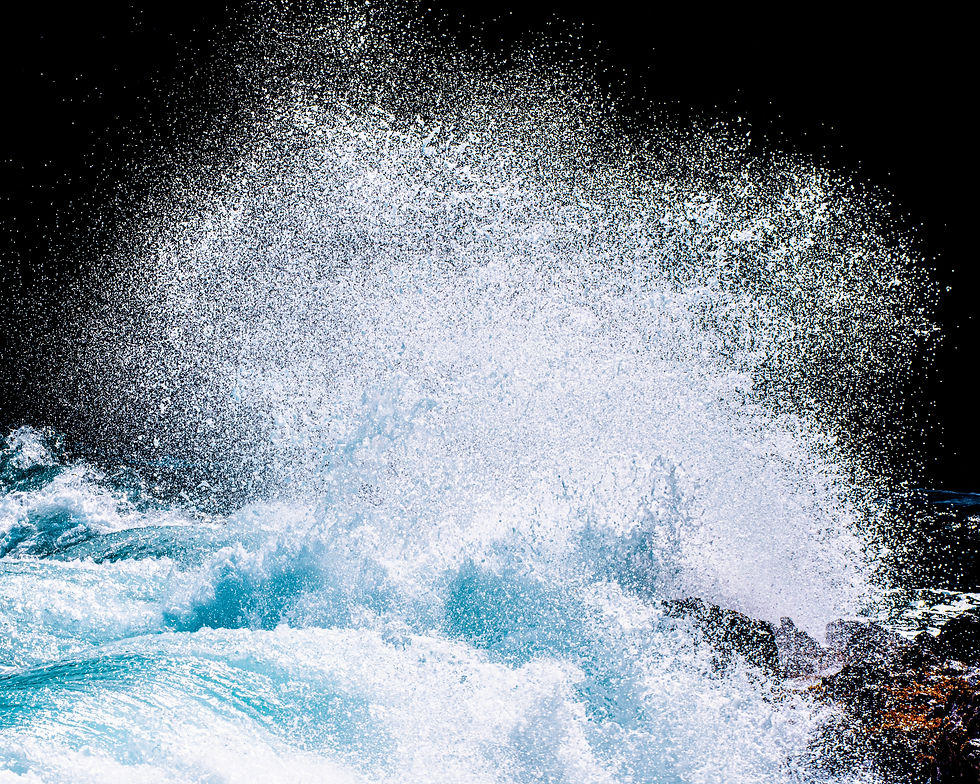 Waves, Rocks, Hawai'i 2023
