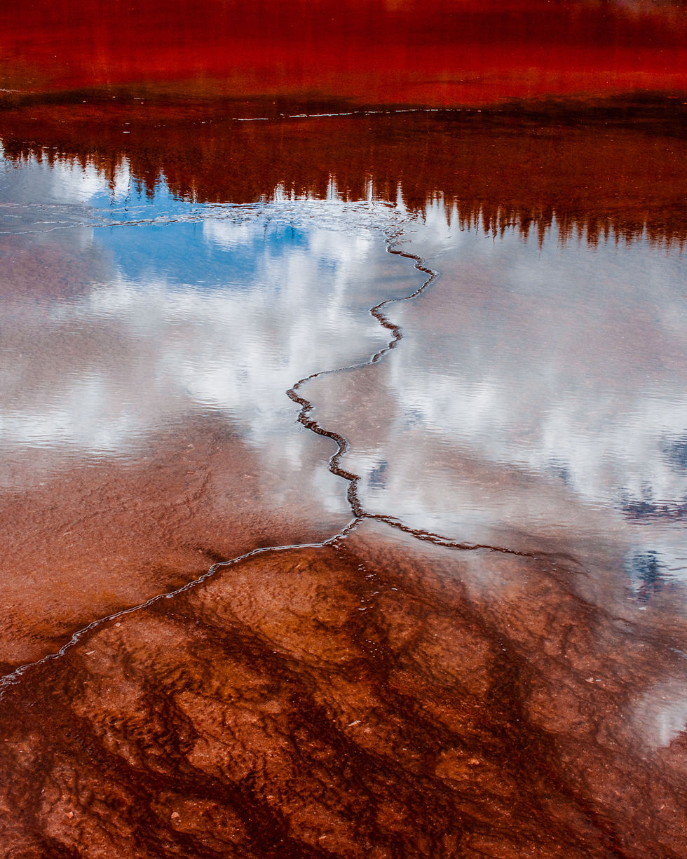 Veins, Grand Prismatic Spring, Yellowstone National Park, WY 2022