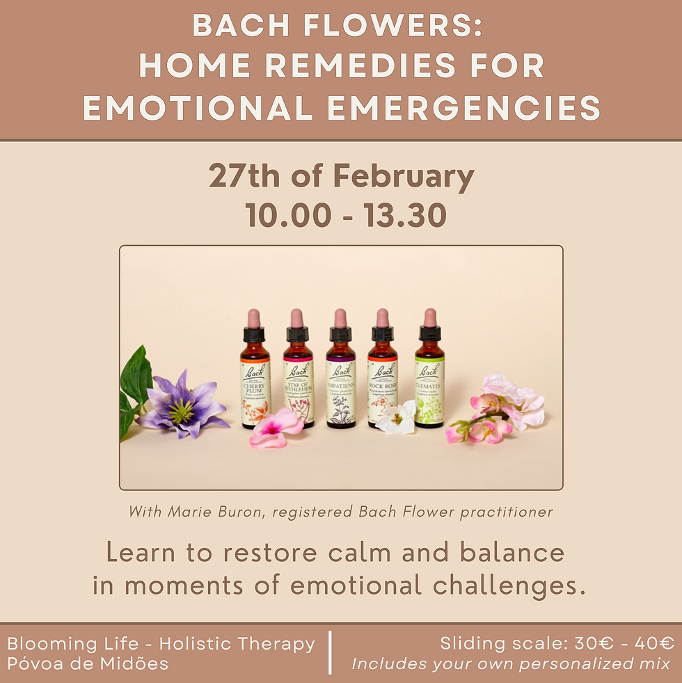 Bach Flowers: Home Remedies for Emotional Emergencies