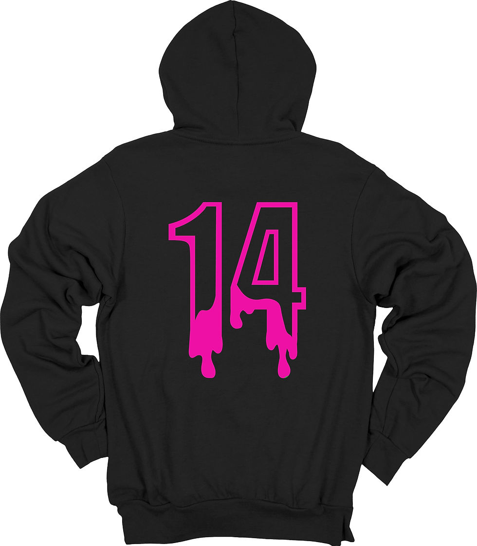 Thumbnail: Adult Drippy Box Hoodie