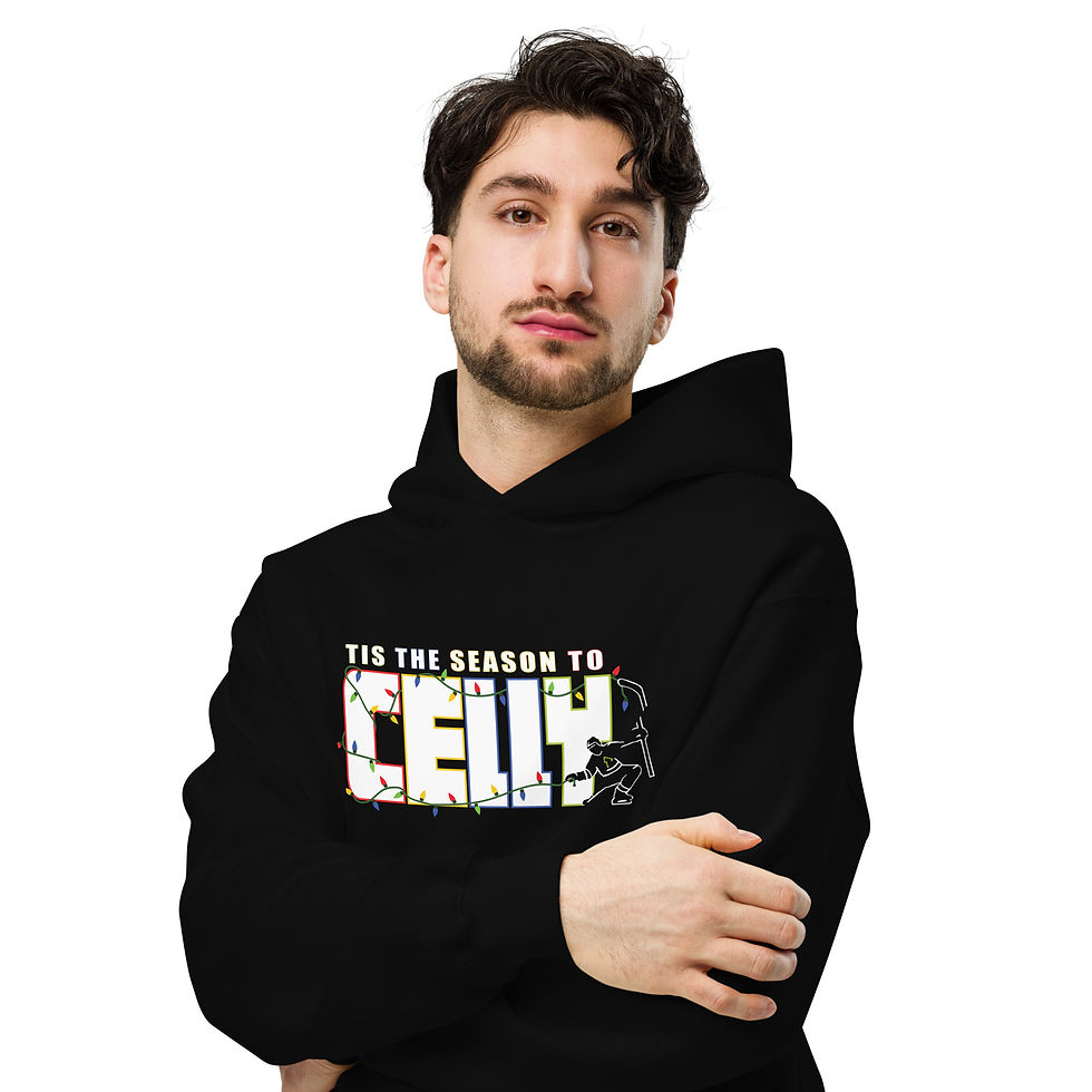 Thumbnail: Adult: Tis The Season To Celly Hoodie