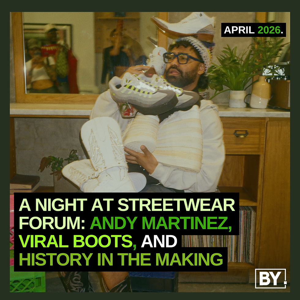 A Night at Streetwear Forum: Andy Martinez, Viral Boots, and History in the Making