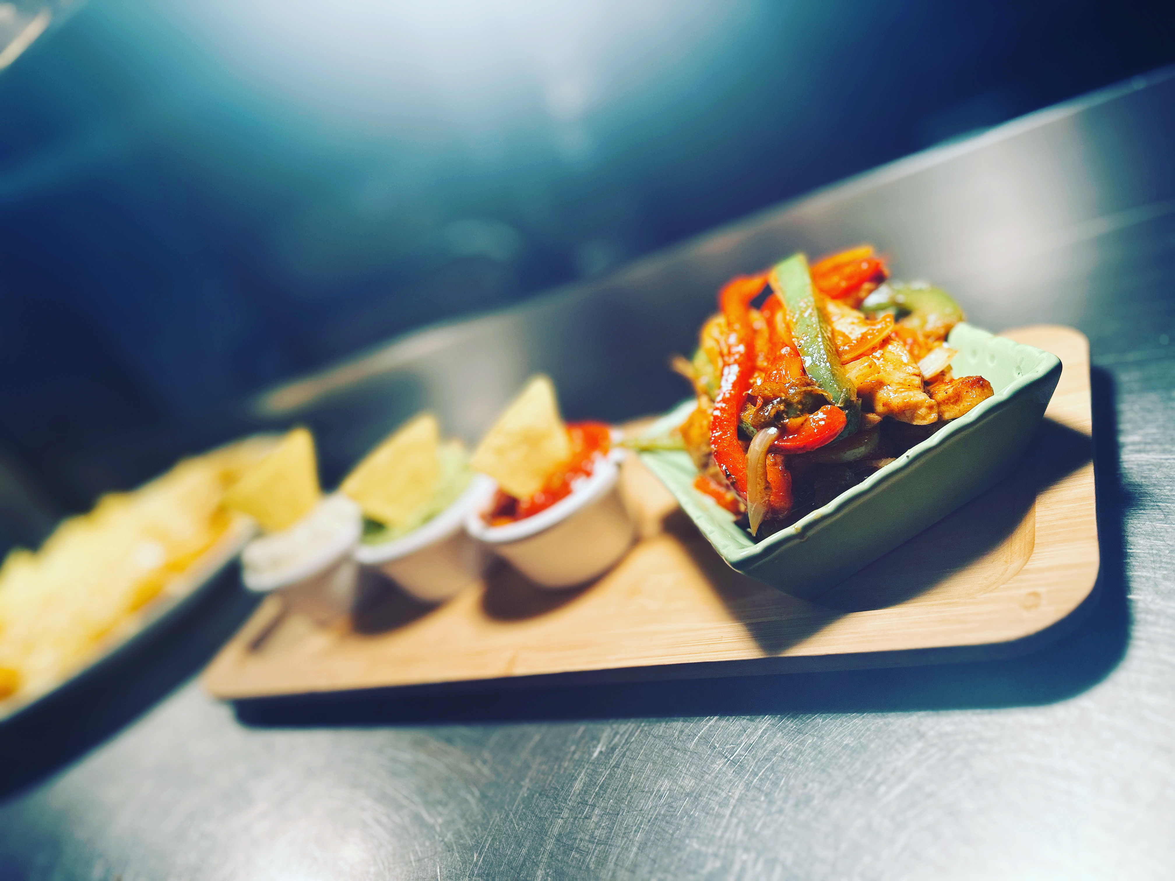 Arranged Food and Objects