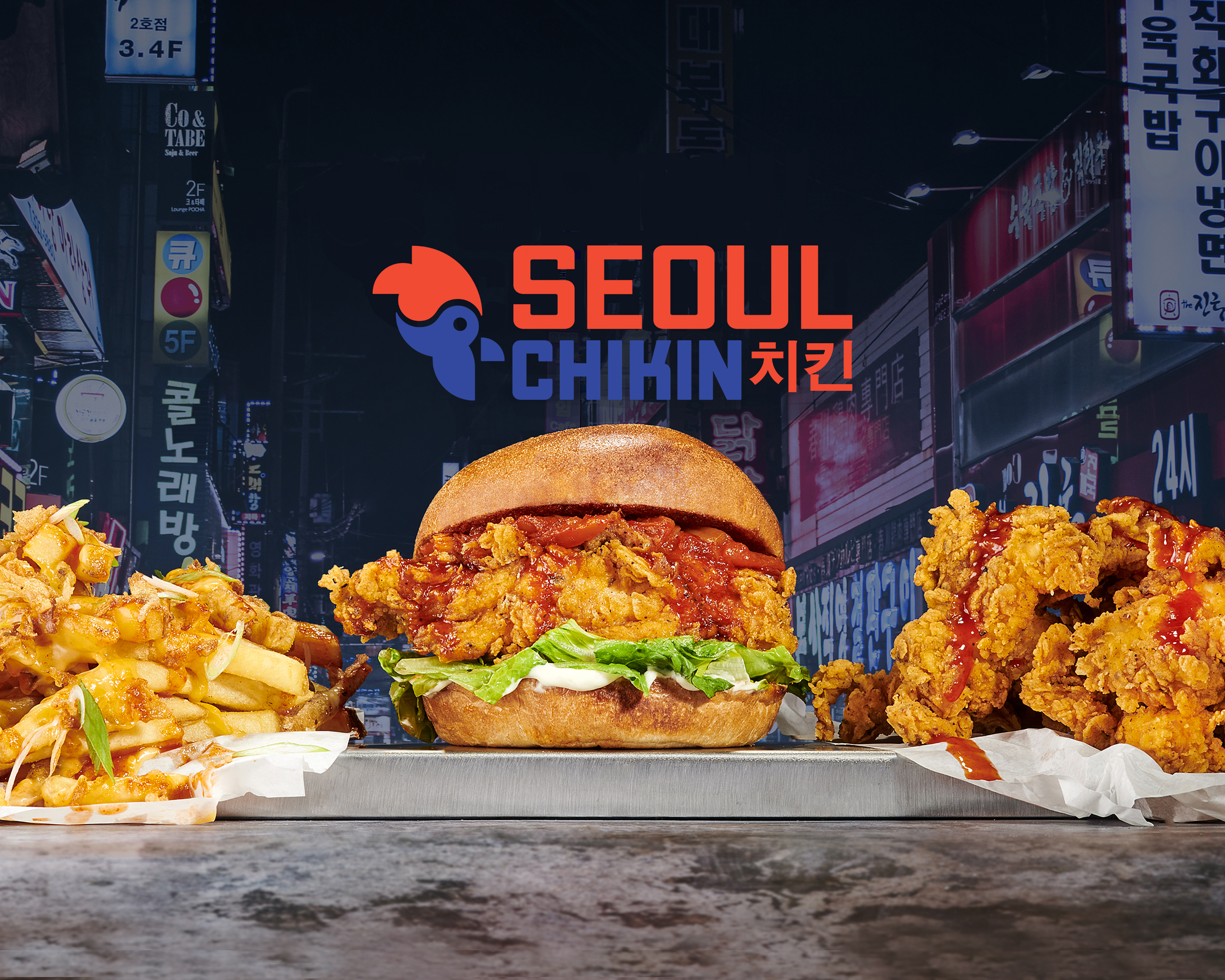 Arranged Food and Objects