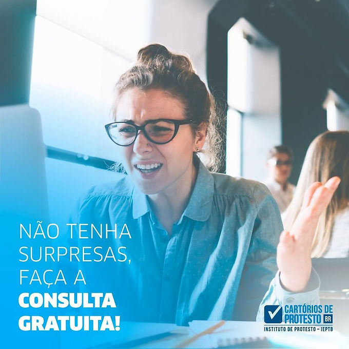 Não tenha surpresas faça a consulta gratuita