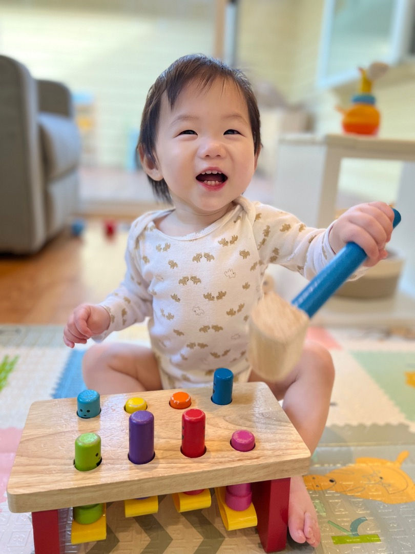 smiling infant student