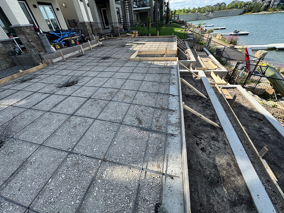 Calgary Concrete Patio Preparation