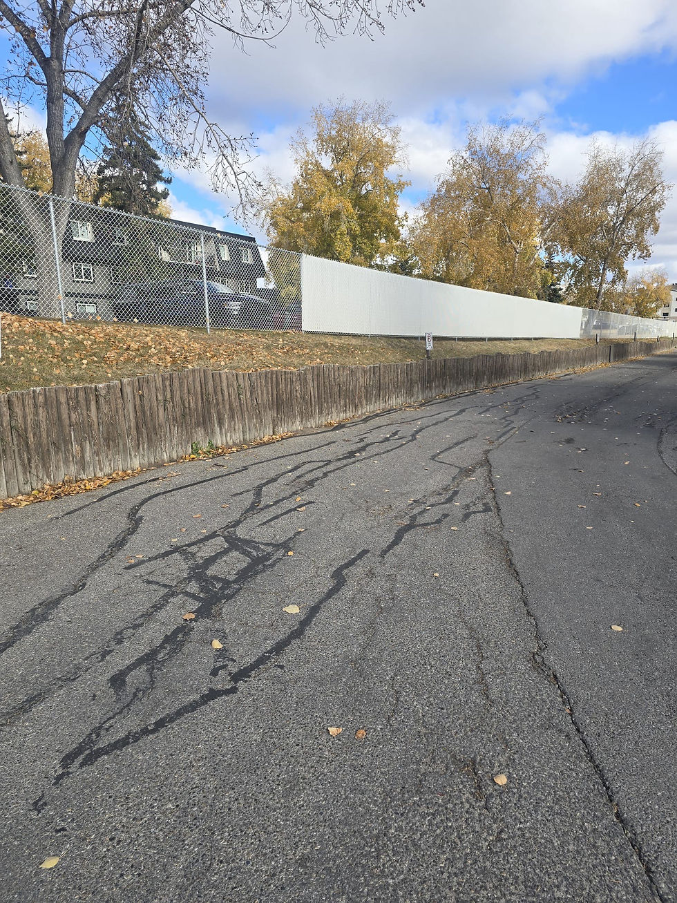Calgary Concrete Retaining Wall Before and After