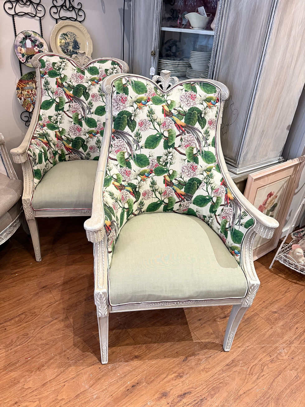 Thumbnail: Pair of Accent chair “The Secret Garden “