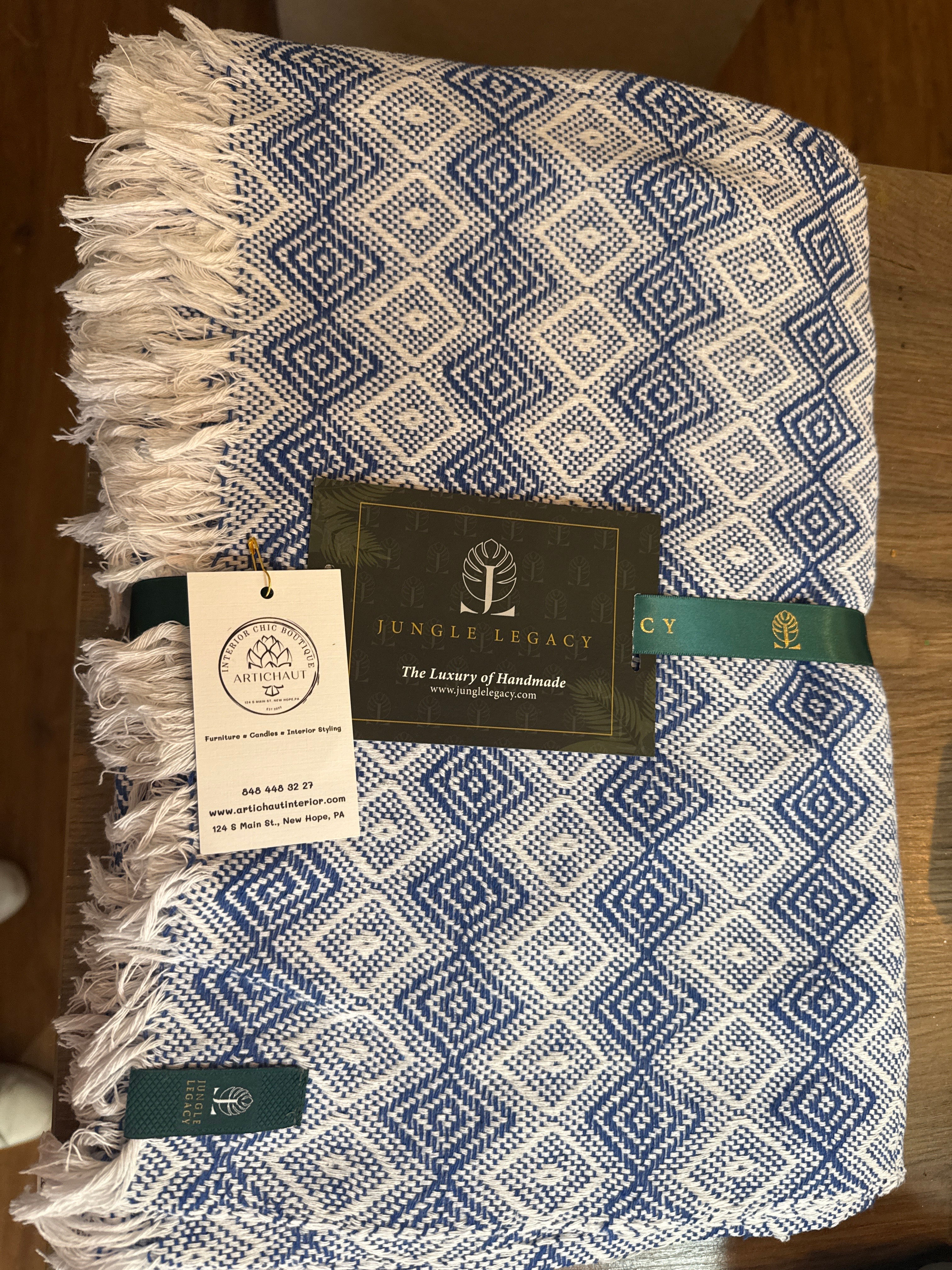 Cotton blanket “Brisa Collection”