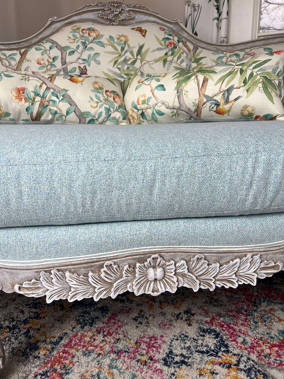 Thumbnail: Sofa "Secret Garden in Sage"