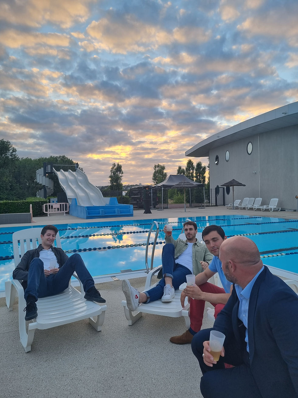 Soirée d'été au centre aquatique Agl'Eau