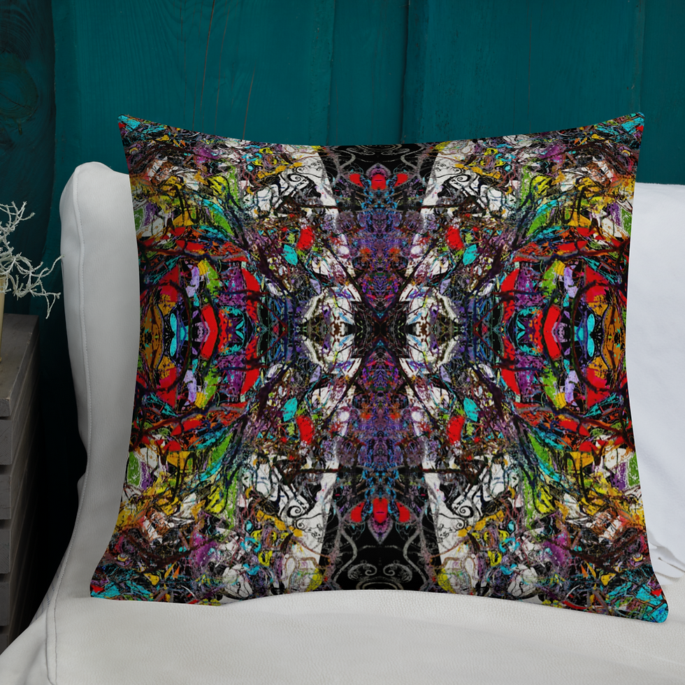 Thumbnail: Colourism Cubism Premium Pillow