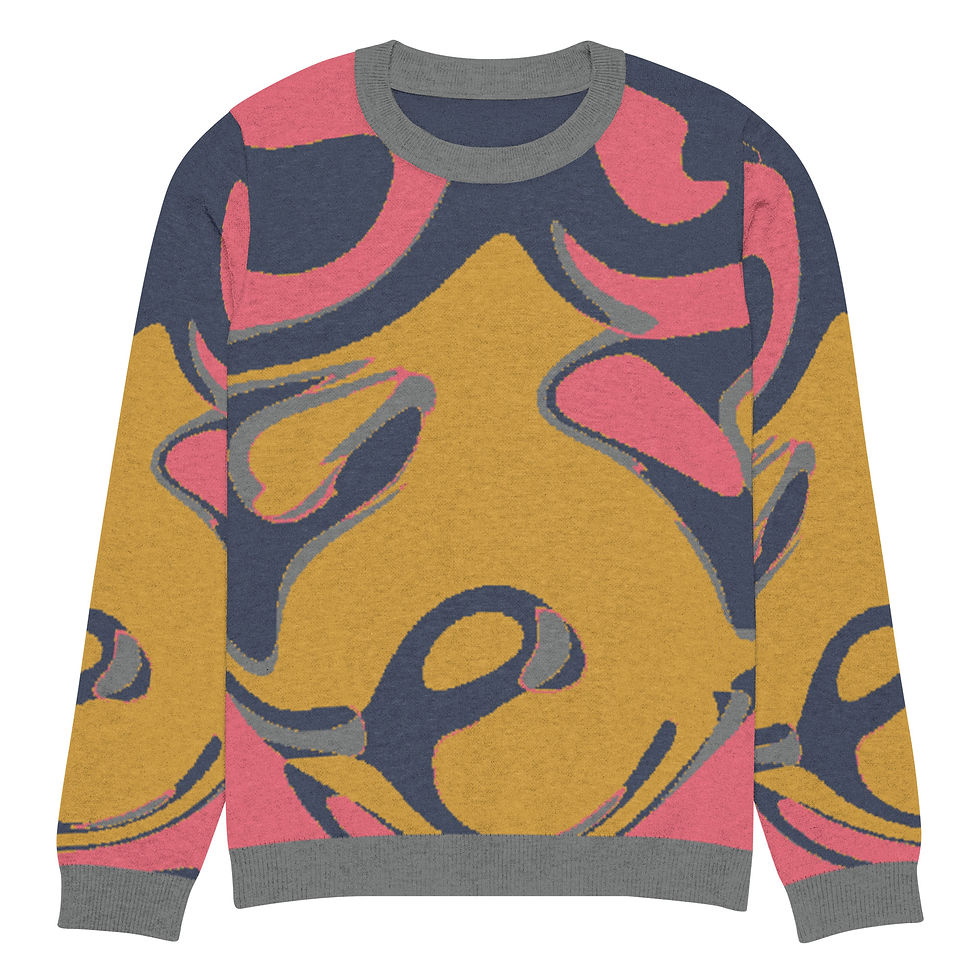 Thumbnail: Knitted crew neck sweater