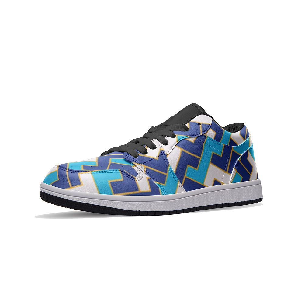 Thumbnail: Unisex Low Top Leather Sneakers