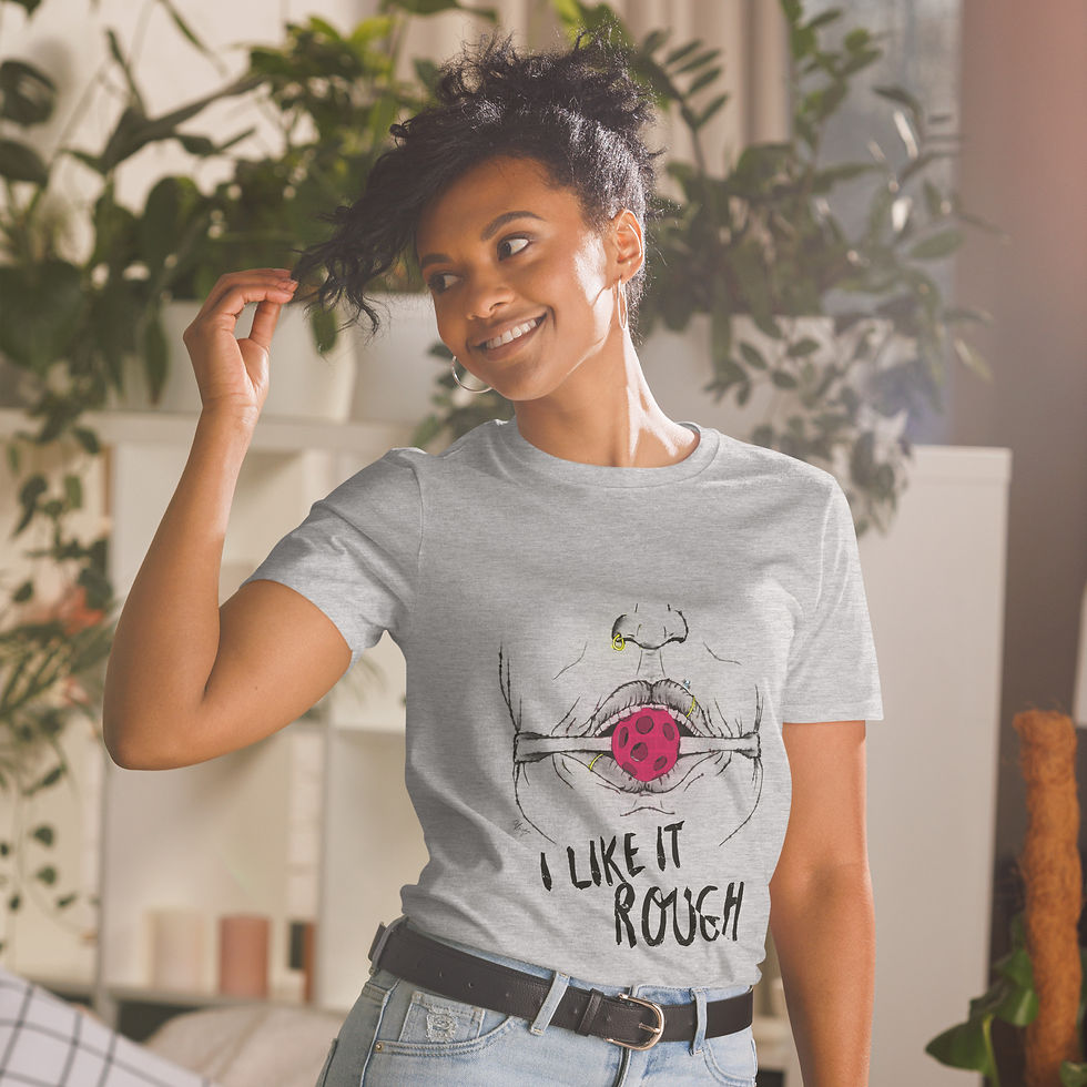 Thumbnail: I like it Rough Short-Sleeve Unisex T-Shirt