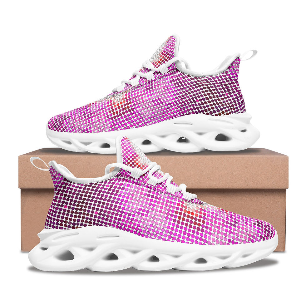 Thumbnail: Finally Blast Unisex Bounce Mesh Knit Sneakers