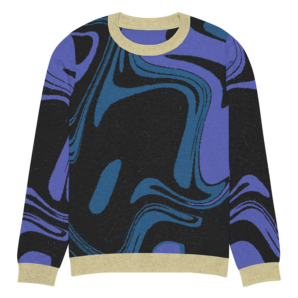 Thumbnail: Knitted crew neck sweater