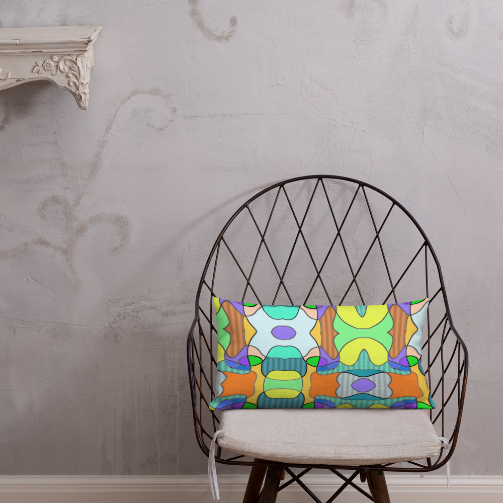 Cubism Colored  Premium Pillow