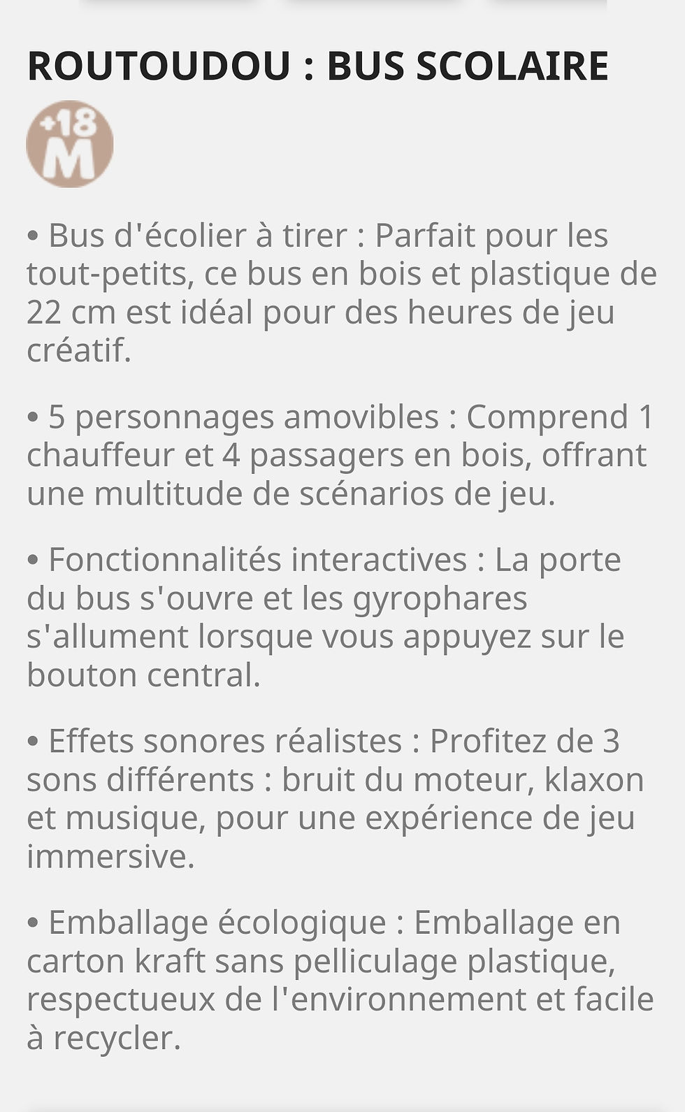 Miniature : Bus scolaire 