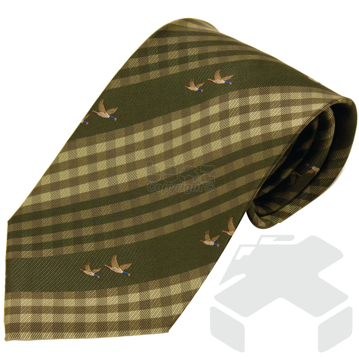 Bisley Duck Check Polyester Tie - No.7