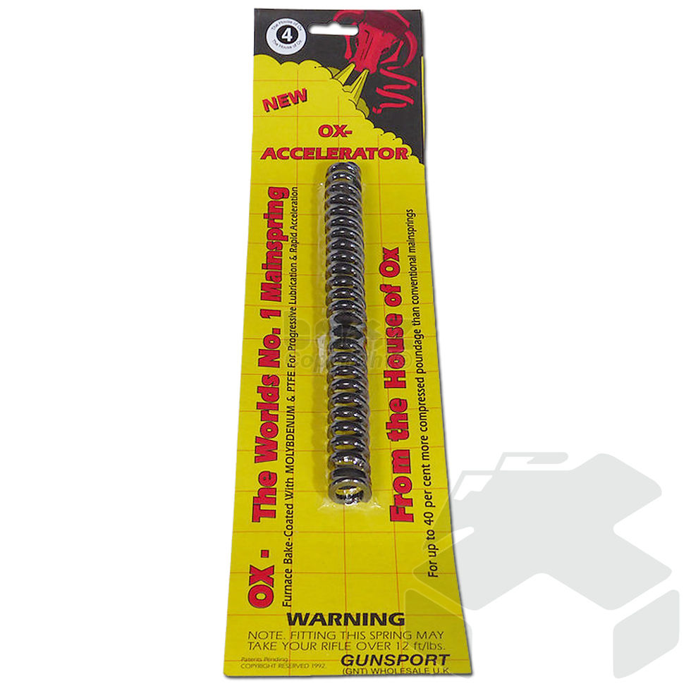 Ox Accelerator Main Spring Airgun Spring Air Rifle Mainspring - Yellow No.4