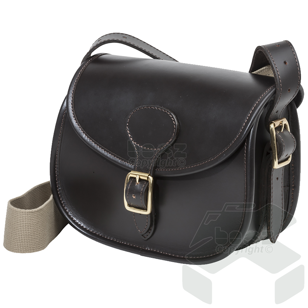 Thumbnail: Parker-Hale Leather Cartridge Bag Brockenhurst with Suede Lining