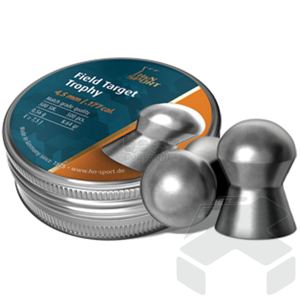 H&N Field Target Trophy Pellets Tin of 500 - 4.50mm .177 Cal - Competition