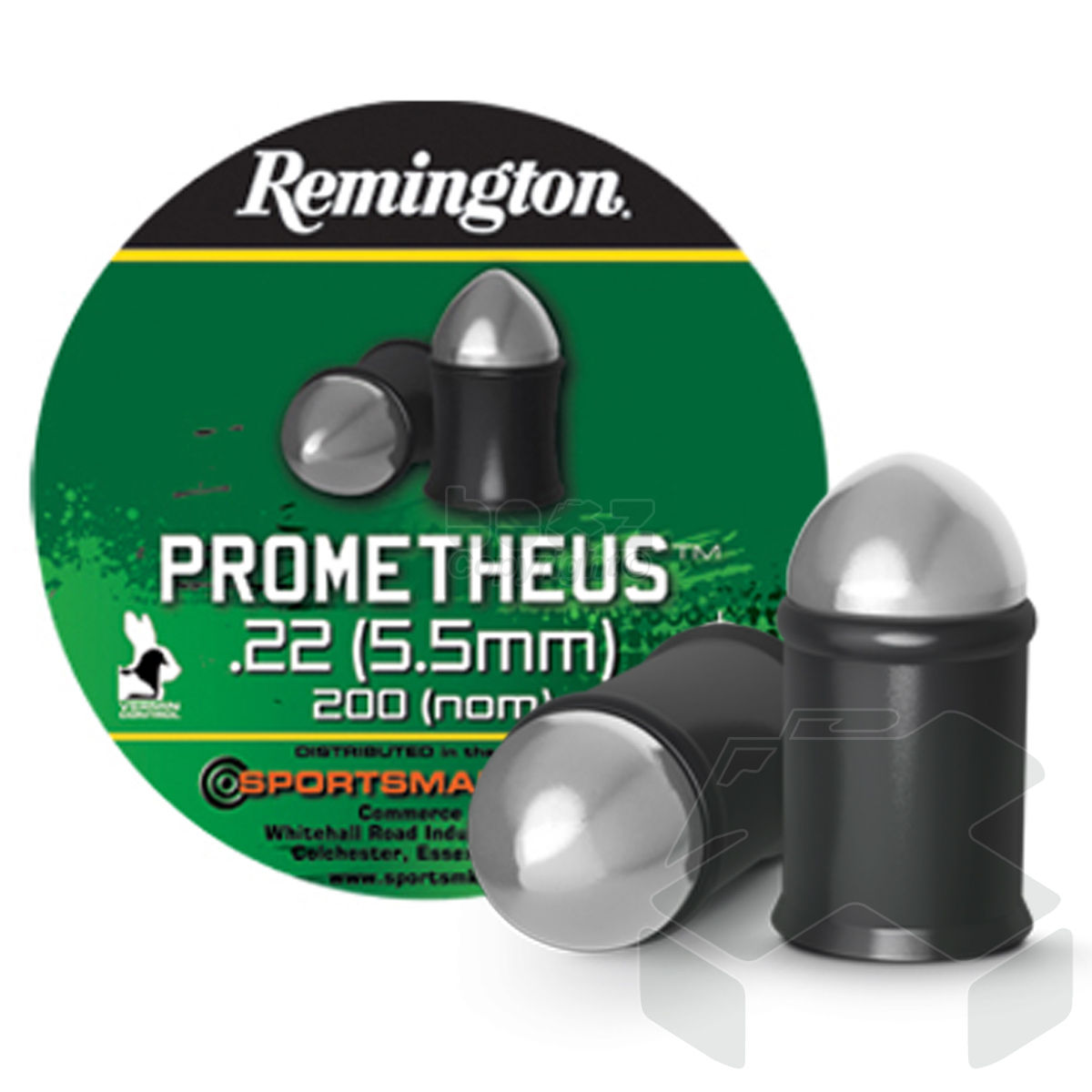 Remington Prometheus Domed (Lead-Free) Pellets Tin of 200 - 5.50mm .22 Cal