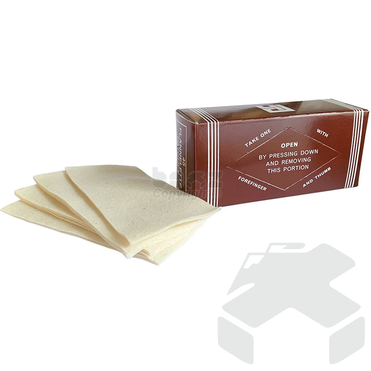 Parker-Hale Pre-Cut Gun Cleaning Flannelette Patches .30 Cal - 45 Pack