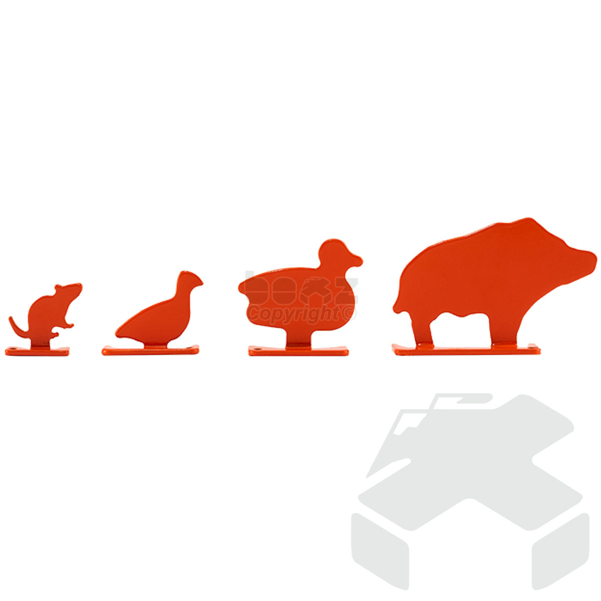 Jack Pyke Air Rifle Target Set - Metal