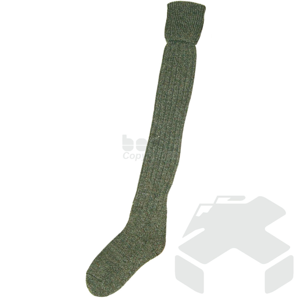Bisley Plain Shooting Stockings Socks - Tweed