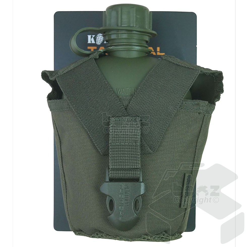 Thumbnail: Kombat Tactical Water Bottle - Olive Green