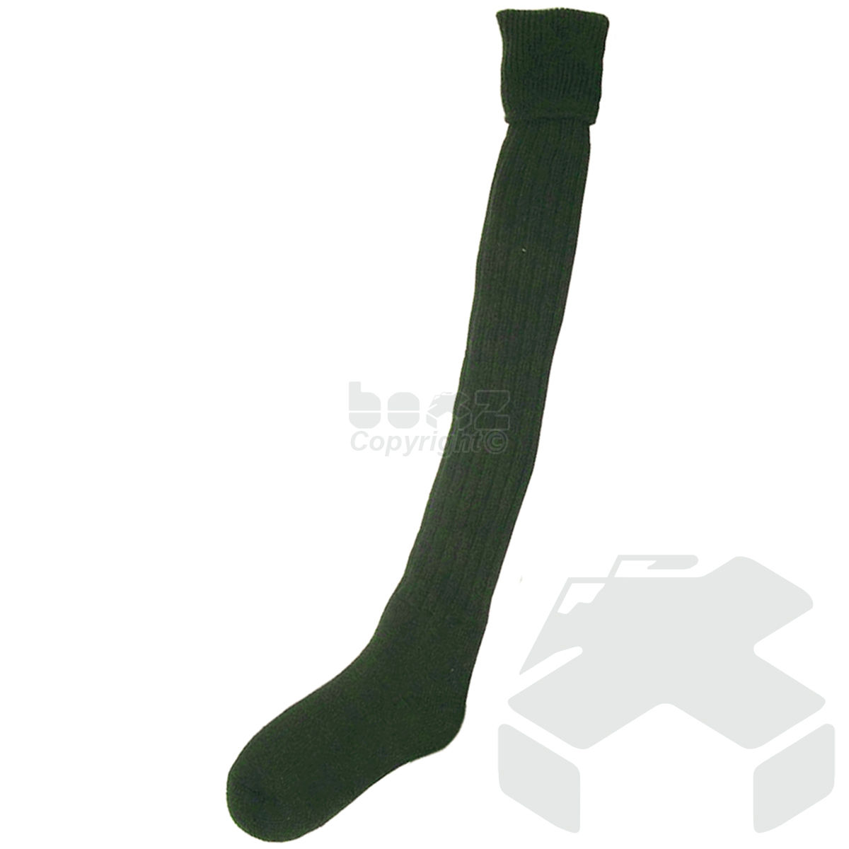 Bisley Plain Shooting Stockings Socks - Green