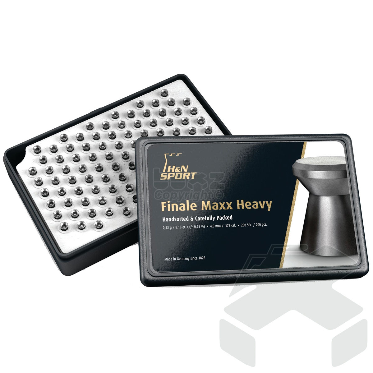 H&N Finale Maxx (Heavy) Olympic Quality Pellets Box of 200 - 4.50mm