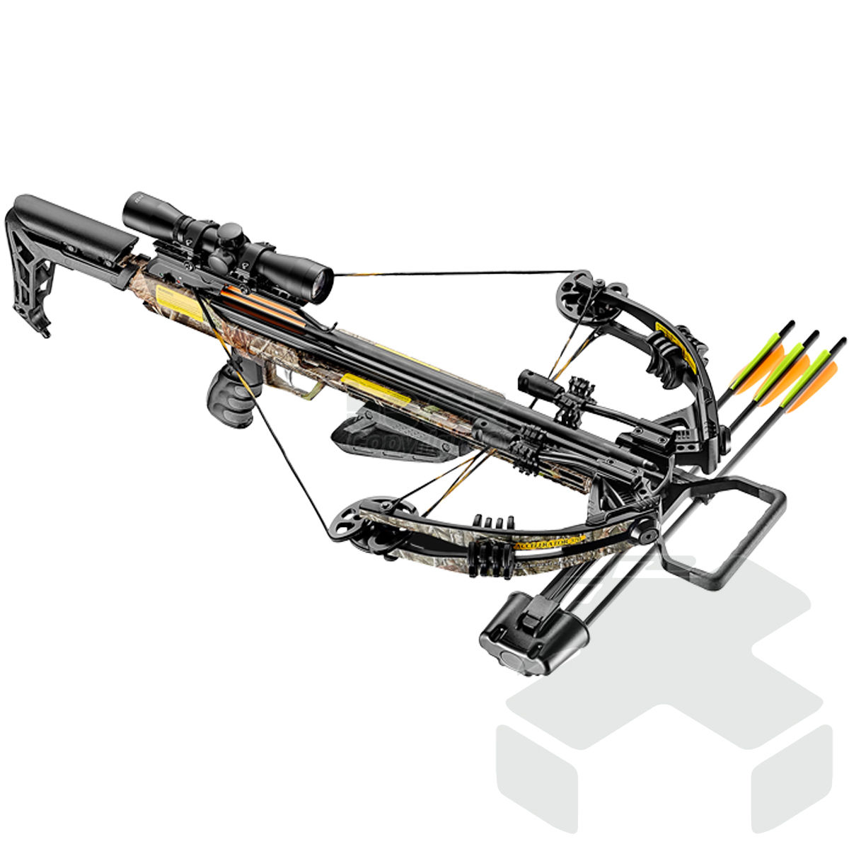 EK Archery Accelerator 370+ Compound Crossbow Kit - Folium Camo 185lbs