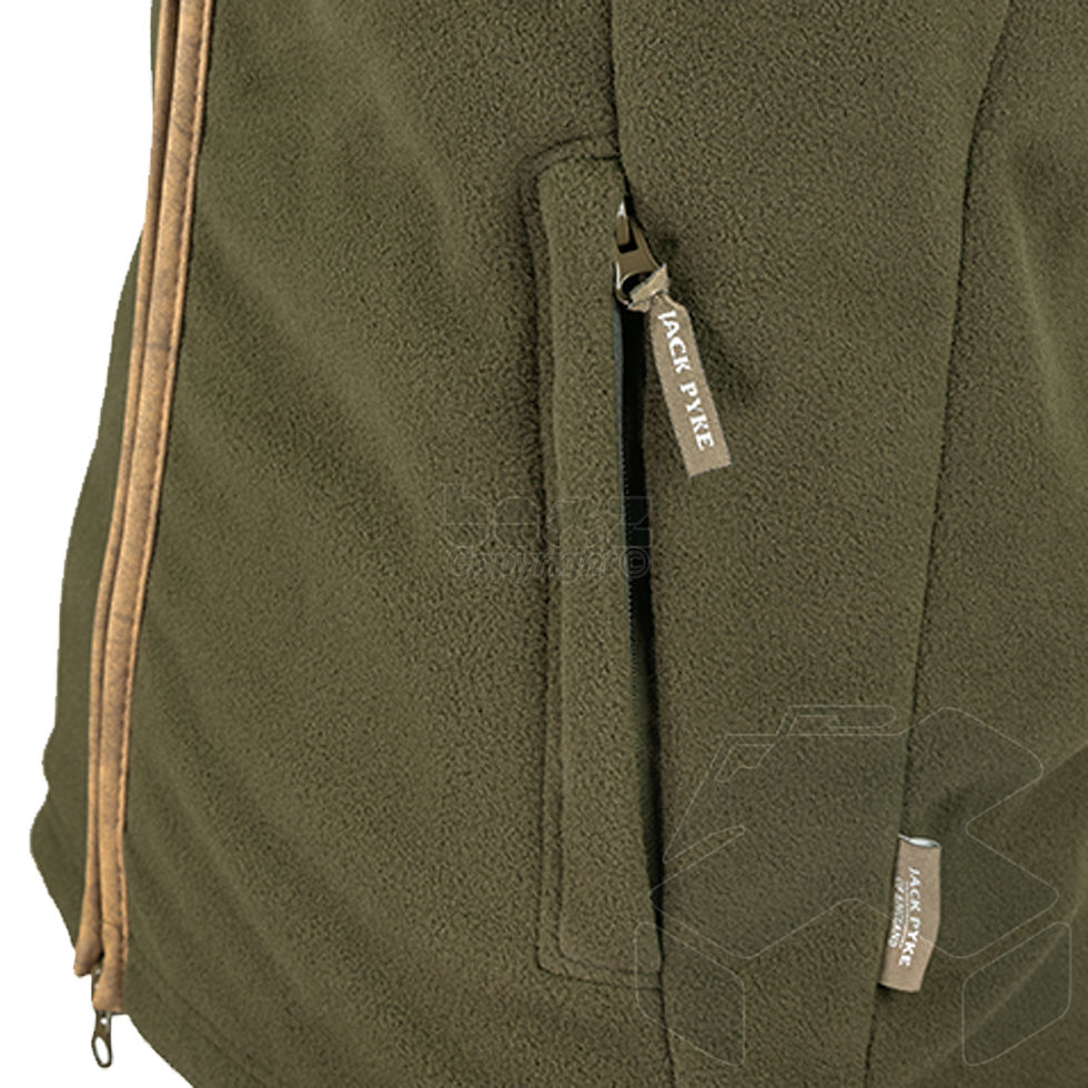 Thumbnail: Jack Pyke Countryman Fleece Gilet -Dark Olive