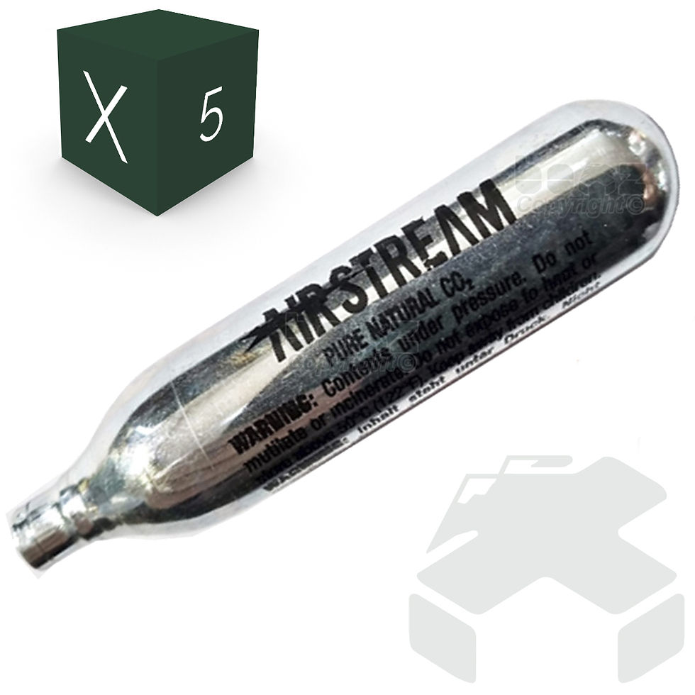 Airstream 12g Co2 Capsules (12 Gram Powerlets) - Pack of 5