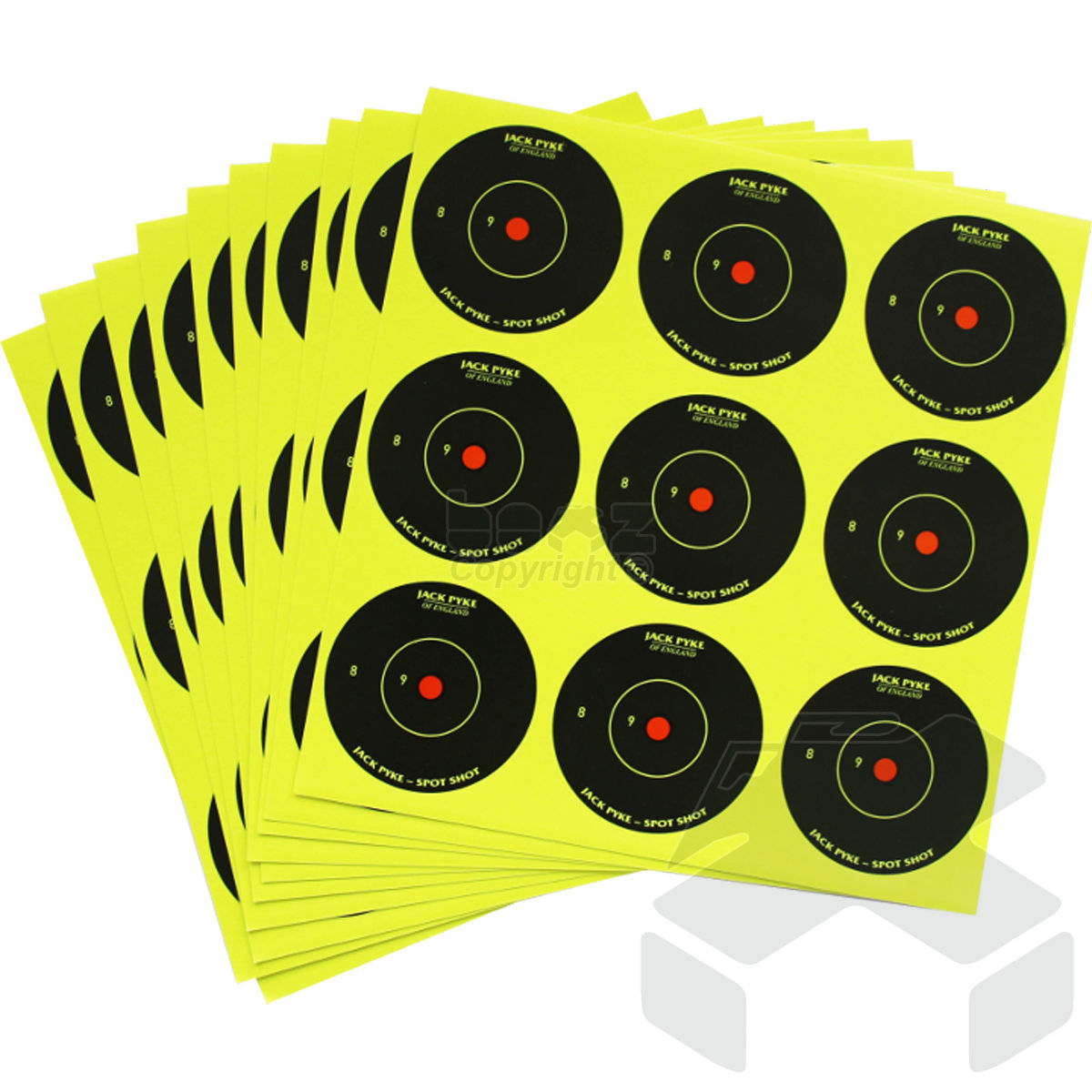 Jack Pyke 2'' Spot Shot Targets - Shoot NC