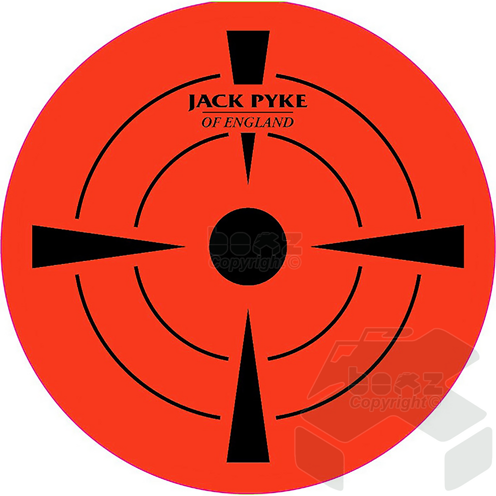 Thumbnail: Jack Pyke Fluorescent Adhesive Sticker Targets Red/ Green 3" 200 Pieces