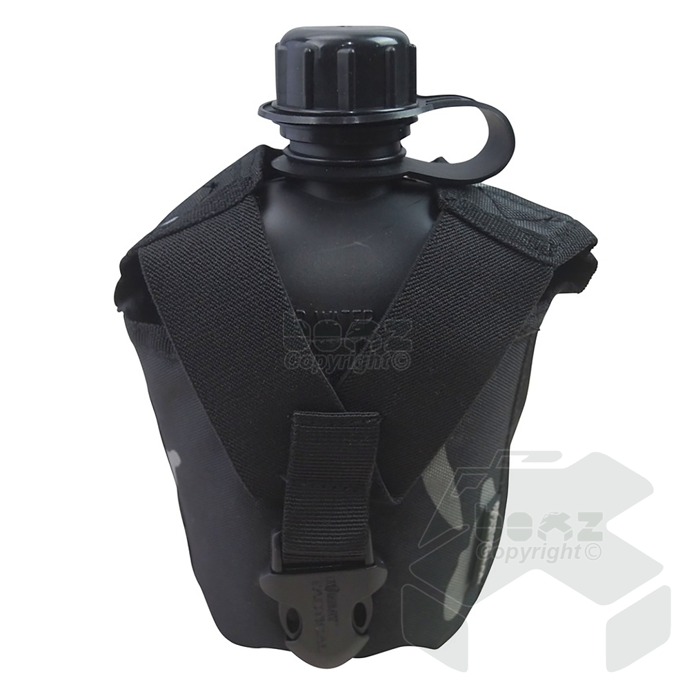 Thumbnail: Kombat Tactical Water Bottle - BTP Black