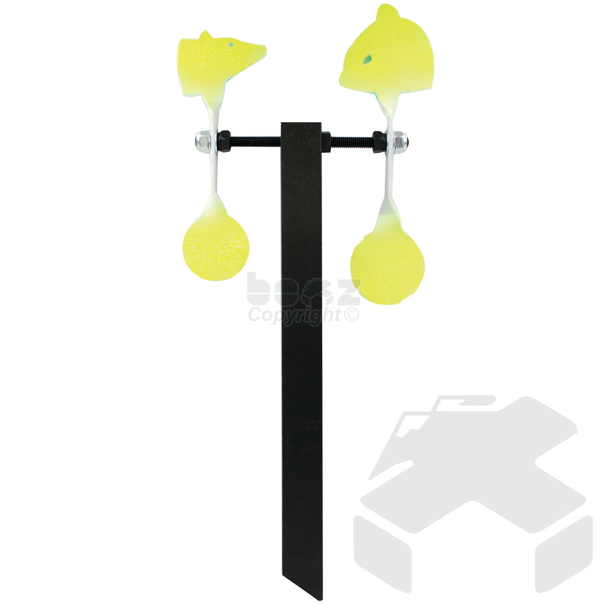 Gr8fun Mammal Head (Rat and Squirrel) Spinning Airgun Target