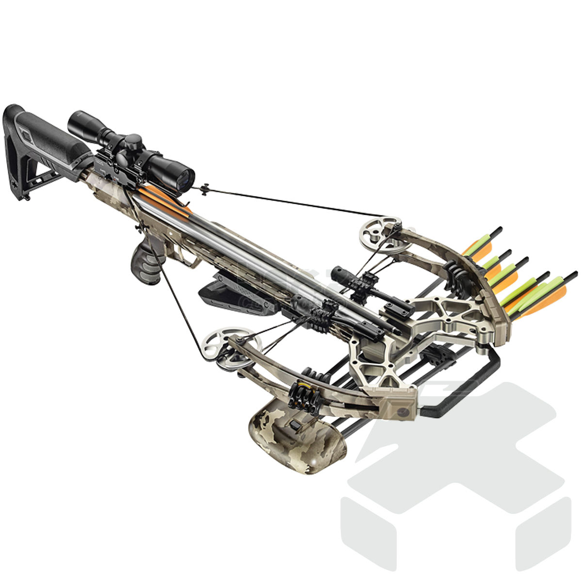 EK Archery Accelerator 410+ Compound Crossbow kit - Snow Camo 185lbs