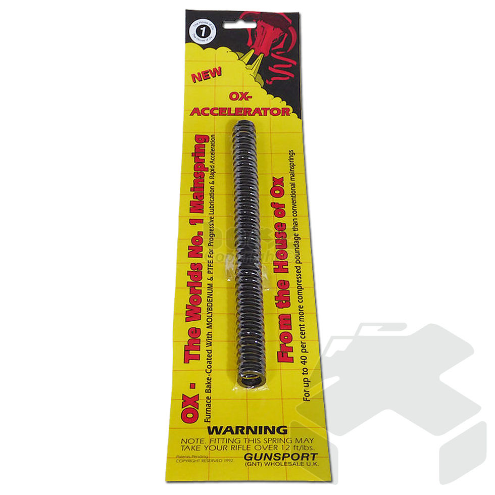 Ox Accelerator Main Spring Airgun Spring Air Rifle Mainspring - Yellow No.1