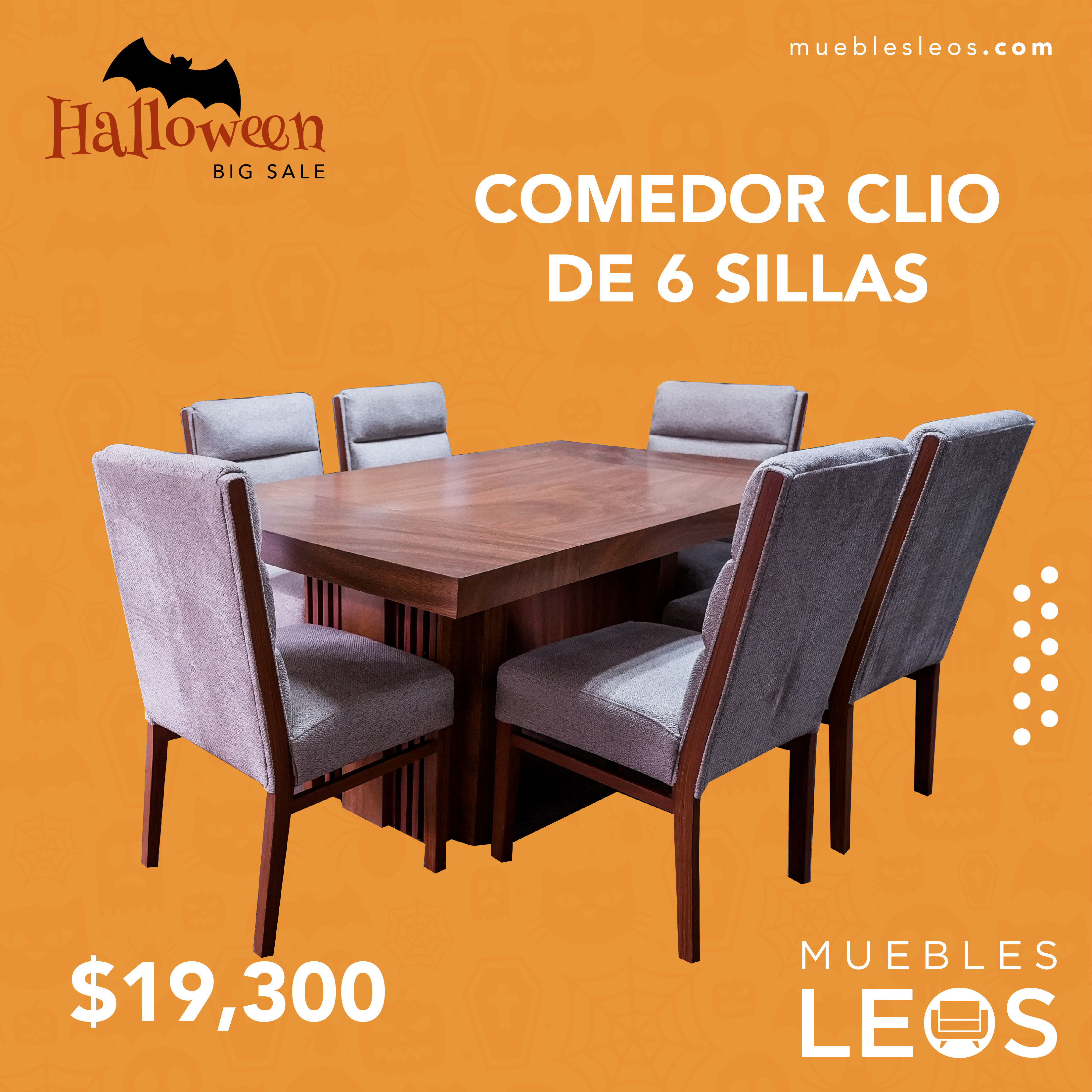 COMEDOR CLIO DE 6 SILLAS