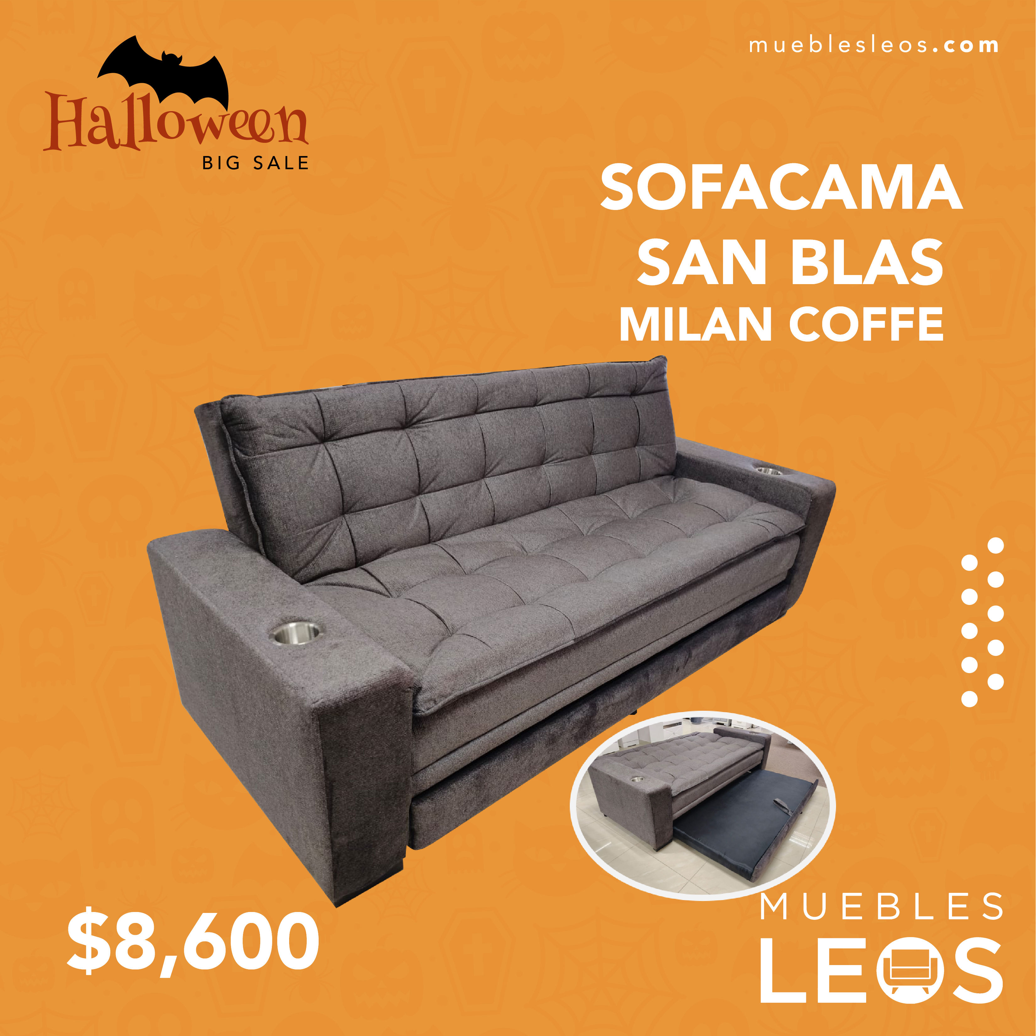 SOFACAMA SAN BLAS MILAN COFFE