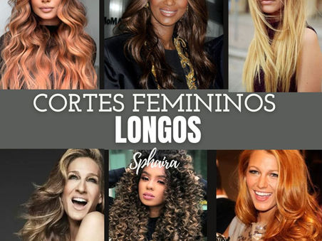 Corte cabelo feminino longo/ 45 ideias