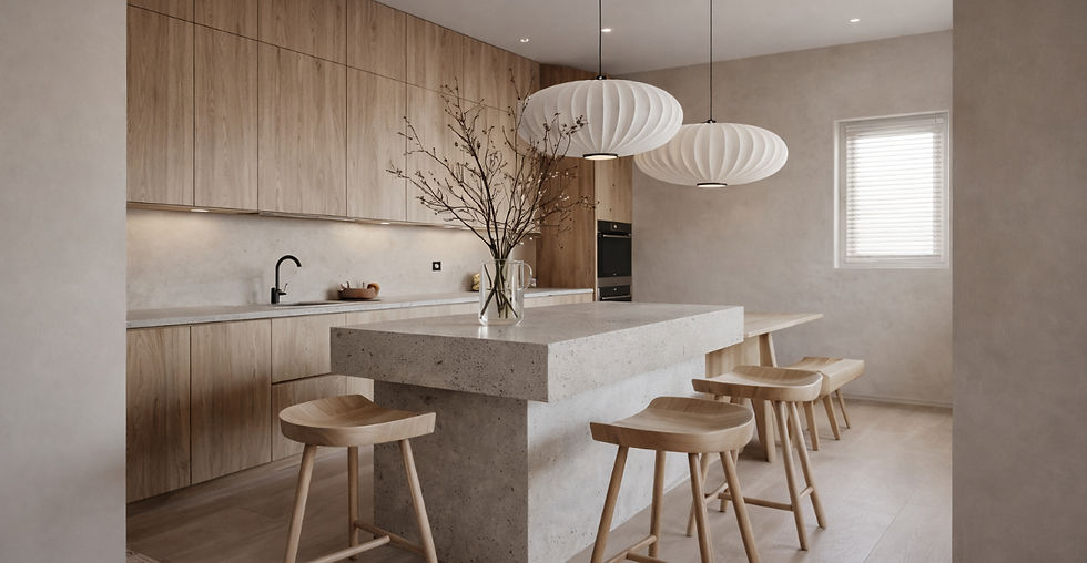 Cozinha estilo Japandi