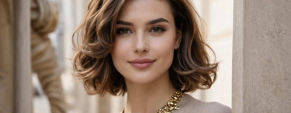 Corte bob elegante, pensado para a vida real.
